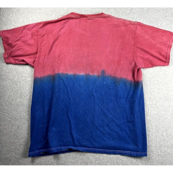 Marvel Spiderman T-Shirt Red Blue Ombre Crewneck Short Sleeve Skater Comic - Picture 4 of 13